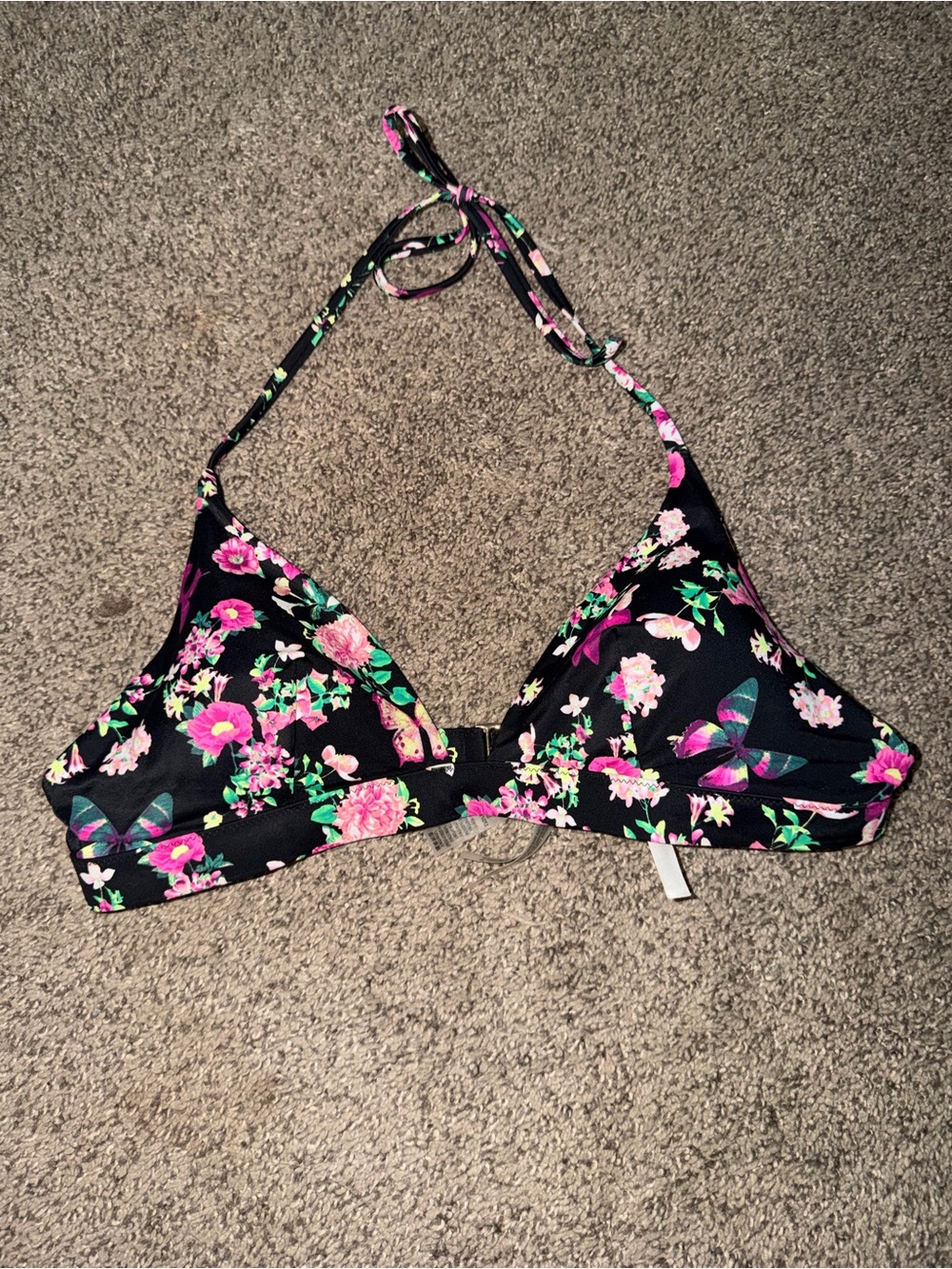 Y2K whimsical bikini top Victoria’s Secret swim top triangle top